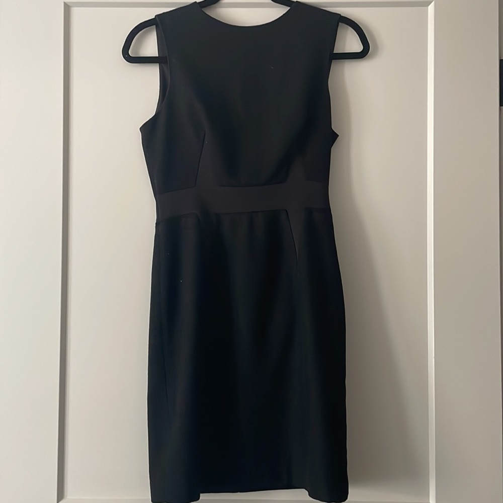 Susana Monaco wool black sheath dress, size 2
